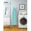 Whitmor Supreme Ironing Board Cover and Pad, Paragon Taupe/Gray(Concord Turquoise)
