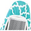 Whitmor Supreme Ironing Board Cover and Pad, Paragon Taupe/Gray(Concord Turquoise)