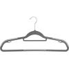 Whitmor Sure-Grip Suit Hangers Set of 10(Glacier Gray)