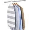 Whitmor Tabletop Ironing Board, Cream, 12.0×32.0x33.75(Grey/White Stripe)