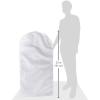 Whitmor Zippered Protective Gown Bag, Clear, 24-in. x 3-in. x 48-in.