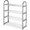 Whitmor 4-Tier Compact Closet Shelves – Gray