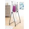 Whitmor Commercial Garment Z-Rack – Silver / Black(Black)