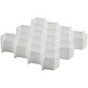 Whitmor Honeycomb Drawer Organizer – White – Set of 1(1 Count (Pack of 6))