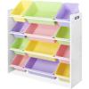 Whitmor Kids 12 Bin Organizer, Primary(12 Bin- Pastel)