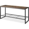 Whitmor Modern Industrial Entryway Bench(Entryway Bench)
