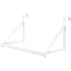 Whitmor Over The Door Hanger, Over The Door Clothes Hanging Rack, Black(White)