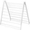 Whitmor Spacemaker Folding Drying Rack, Freestanding Indoor Clothes Dryer, Space Saving Compact Design, 6″L x 26″W x 51.5″H, White(White)