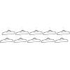 Whitmor Sure-Grip Suit Hangers Set of 10(Glacier Gray)