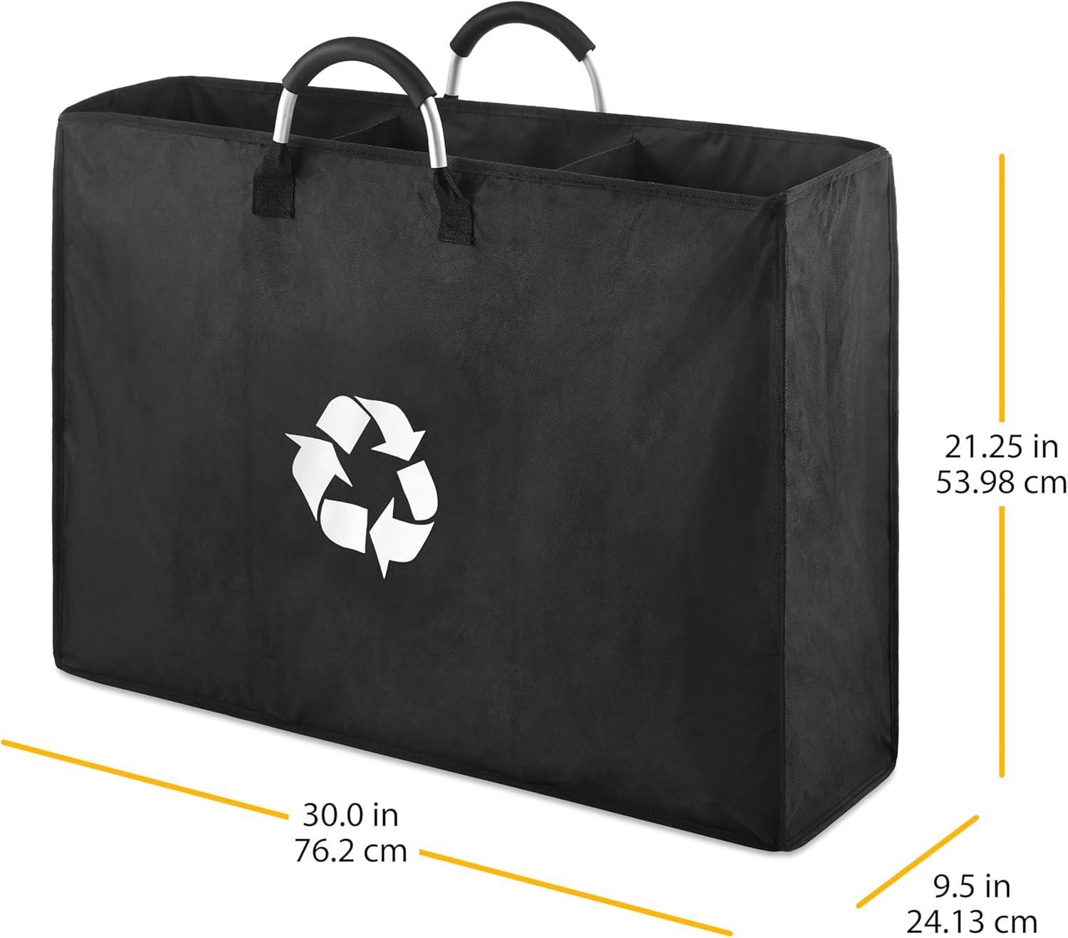 imageWhitmor Aluminum Handle Triple Recycle Sorter Black