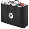 Whitmor Aluminum Handle Triple Recycle Sorter Black