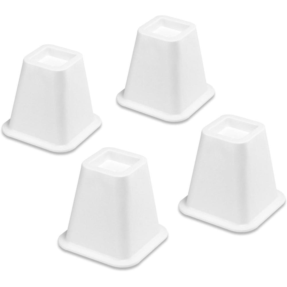 imageWhitmor Bed Risers White Set of 4White