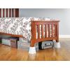 Whitmor Bed Risers White Set of 4(White)