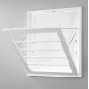Whitmor MDF, Wood, Steel Wall Mounted Drying Rack for Storage, White(White)