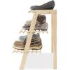 Whitmor 3-Tier Wood Shoe Shelves