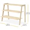 Whitmor 3-Tier Wood Shoe Shelves
