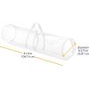 Whitmor Gift Wrap Organizer 41 Inch Clear, White(Clear/ White)
