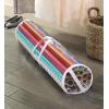 Whitmor Gift Wrap Organizer 41 Inch Clear, White(Clear/ White)