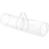 Whitmor Gift Wrap Organizer 41 Inch Clear, White(Clear/ White)