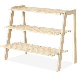 Whitmor 3-Tier Wood Shoe Shelves