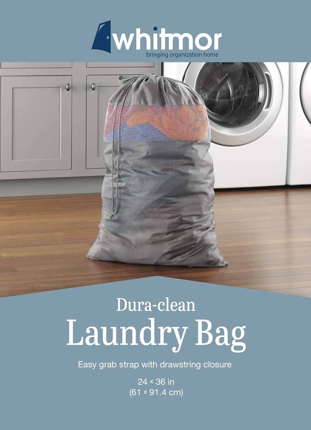 imageWhitmor DuraClean Laundry Hamper with Stripe