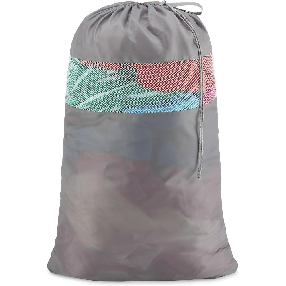 imageWhitmor DuraClean Laundry Hamper with Stripe