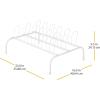 Whitmor Floor Shoe Rack-9 Pair