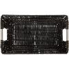 Whitmor Large Snack Baskets for Organizing, 13x15x5 Inch Woven Baskets for Storage Shelves Home, Pantry Baskets Organization and Storage, Red.(Black)