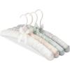Whitmor Satin Padded Hangers Bone, Small, Set of 4(Mixed)