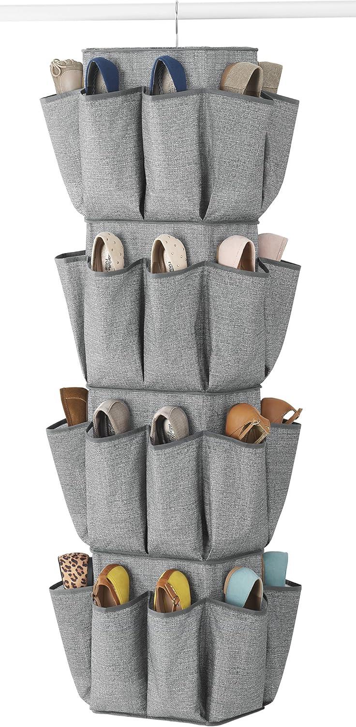 imageWhitmor Rotating Crosshatch Gray Closet Organizer 10 x 15 x 48 inchesGrey