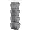 Whitmor Rotating Crosshatch Gray Closet Organizer 10 x 15 x 48 inches(Grey)