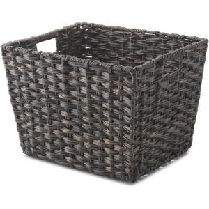 Whitmor Driftwood Brown Split Rattique Tote(Brown)