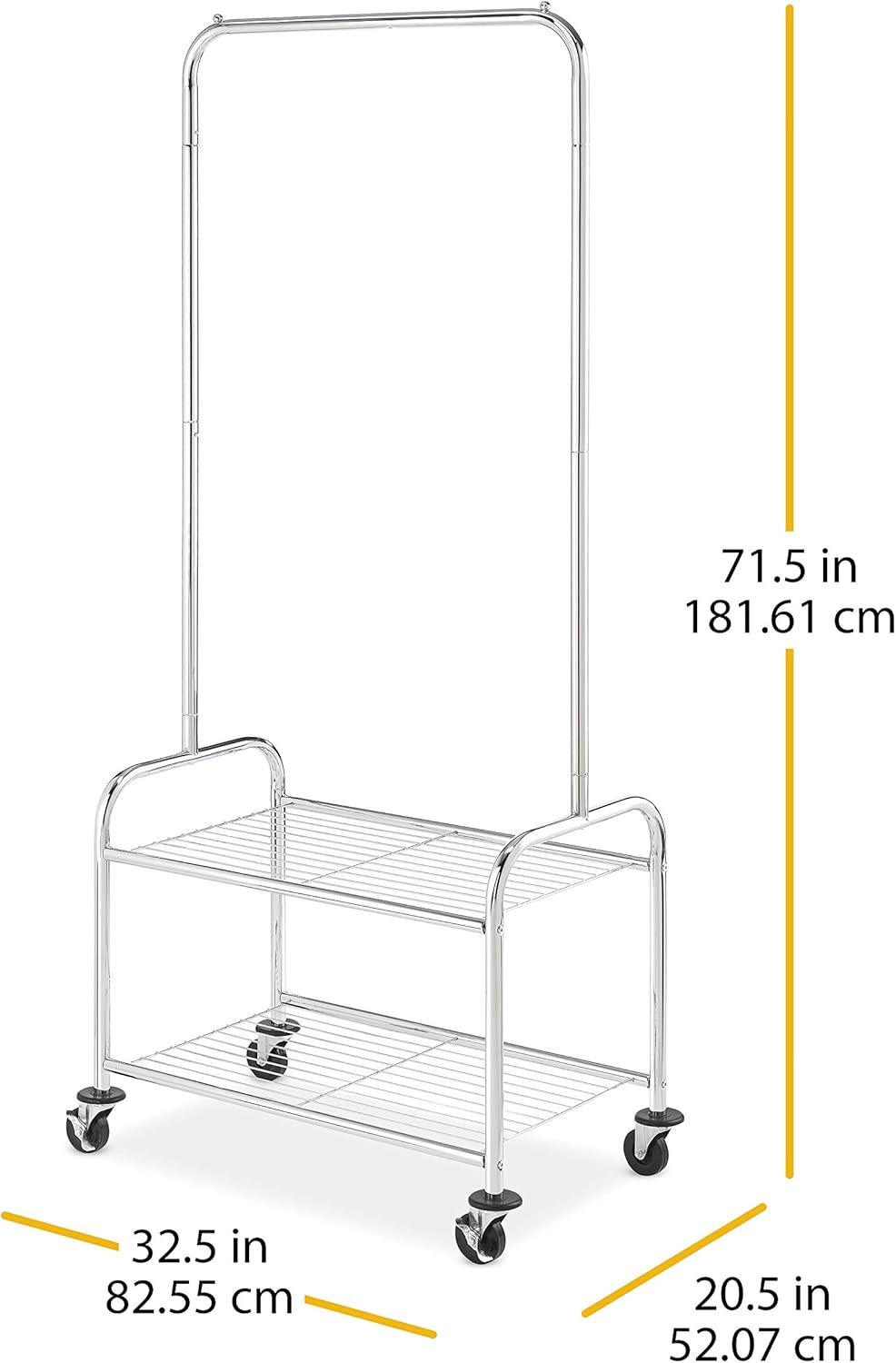 imageWhitmor Commercial Laundry Butler with Wire Shelf Chrome
