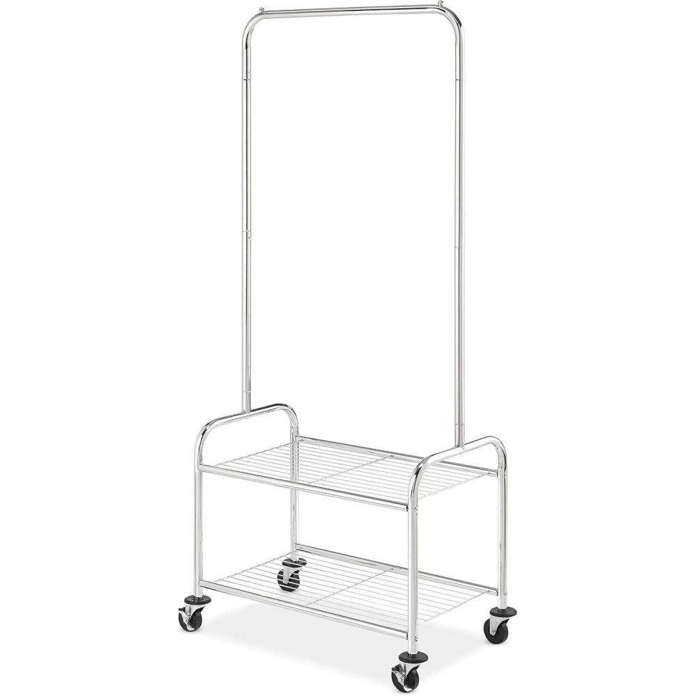imageWhitmor Commercial Laundry Butler with Wire Shelf Chrome