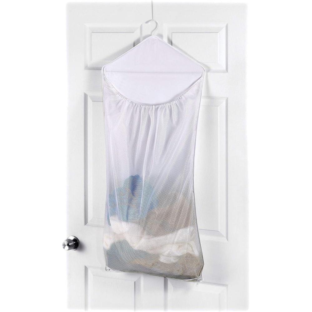 imageWhitmor OTD Hanging Laundry Hamper White