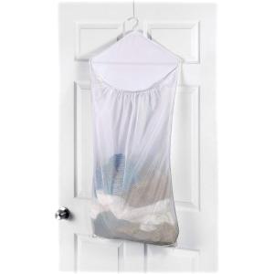 Whitmor OTD Hanging Laundry Hamper, White
