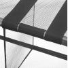 Whitmor Chrome Luggage Rack – Foldable – Commercial Quality(Black)