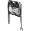 Whitmor Chrome Luggage Rack – Foldable – Commercial Quality(Black)