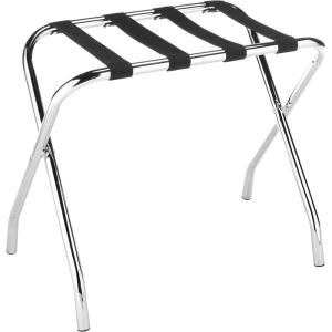 Whitmor Chrome Luggage Rack – Foldable – Commercial Quality(Chrome)