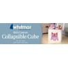 Whitmor Frog Collapsible Cube(KIDS CANVAS COLLAPSIBLE CUBE-PINK OWL)