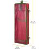 Whitmor 6129-5343 Gift Wrap Organizer, 1 Count (Pack of 1), Red(Red)