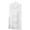 Whitmor 6129-5343 Gift Wrap Organizer, 1 Count (Pack of 1), Red(White)