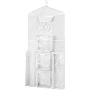Whitmor 6129-5343 Gift Wrap Organizer, 1 Count (Pack of 1), Red(White)