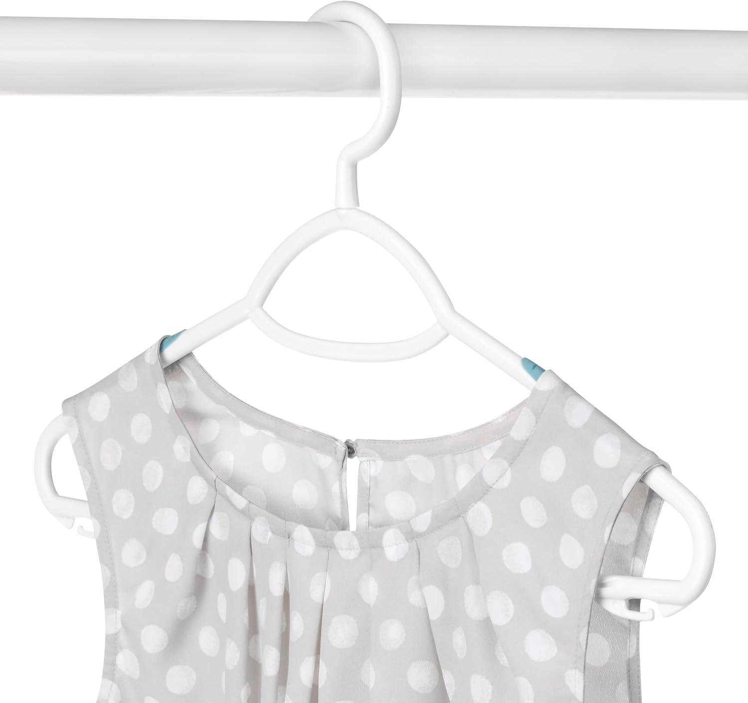 imageWhitmor Slim Sure Grip Hangers S10Paloma GrayWhite Blue
