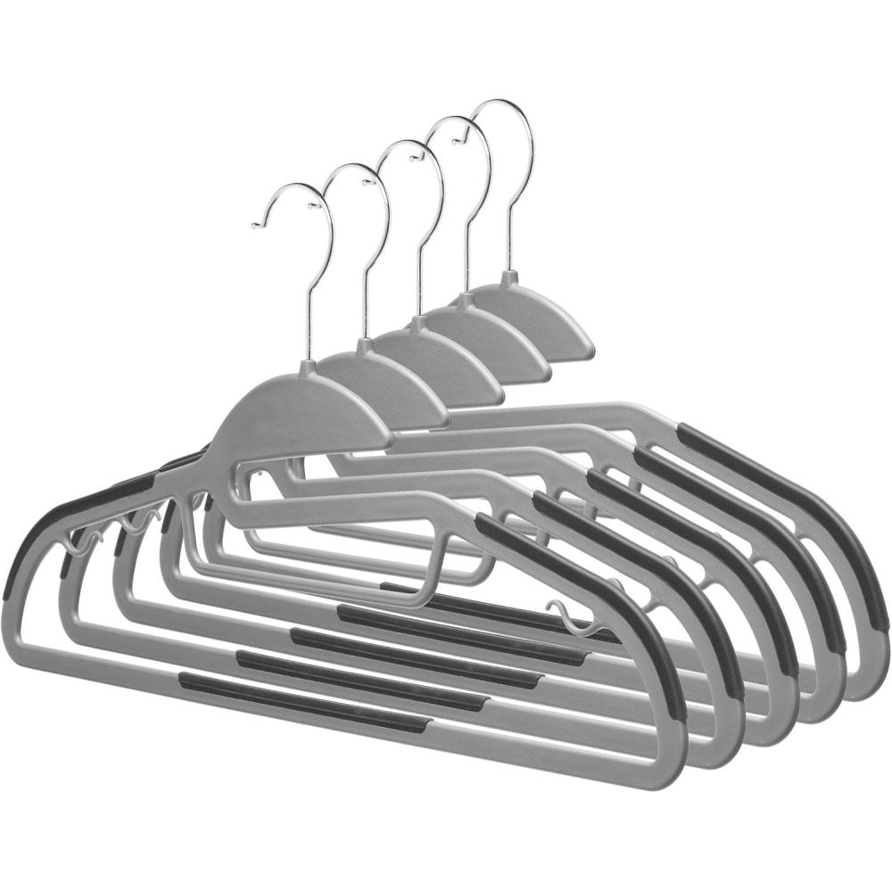 imageWhitmor Slim Sure Grip Hangers S10Paloma GrayGray  Black