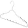 Whitmor Slim Sure Grip Hangers S/10-Paloma Gray(White + Grey)
