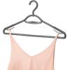Whitmor Slim Sure Grip Hangers S/10-Paloma Gray(White and Gray)