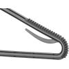 Whitmor Slim Sure Grip Hangers S/10-Paloma Gray(White and Gray)
