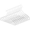 Whitmor Slim Sure Grip Hangers S/10-Paloma Gray(White + Grey)