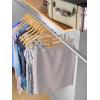 Whitmor GRADE A Natural Wood Skirt Hangers (Set of 5)(Brown)